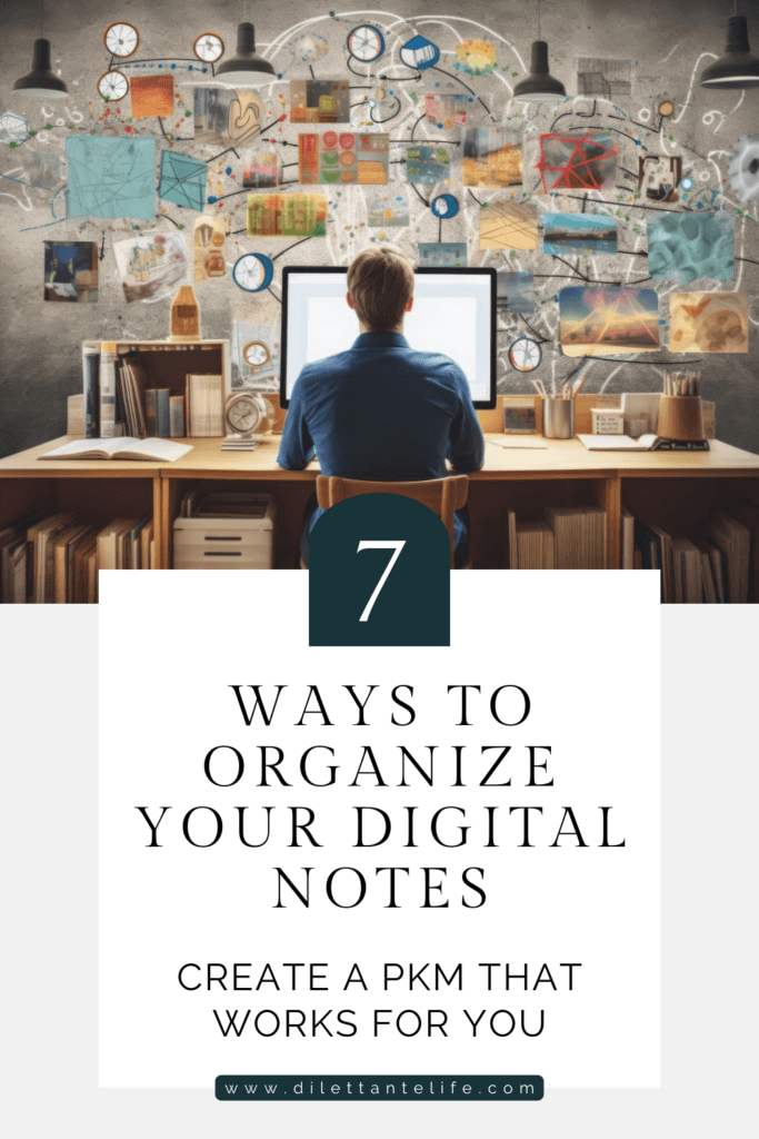 Organising Digital Notes Pinterest Pin