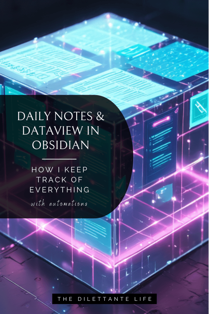 Obsidian Daily Notes Pinterest Pin